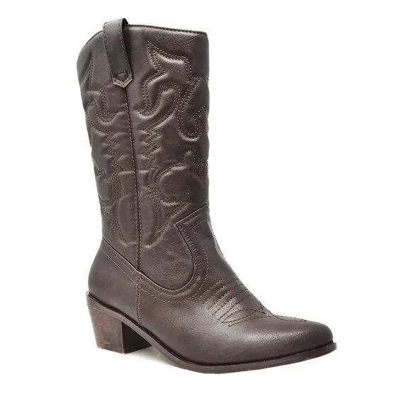 WESTERN COWBOY BOOTS - Picture 2 of 5